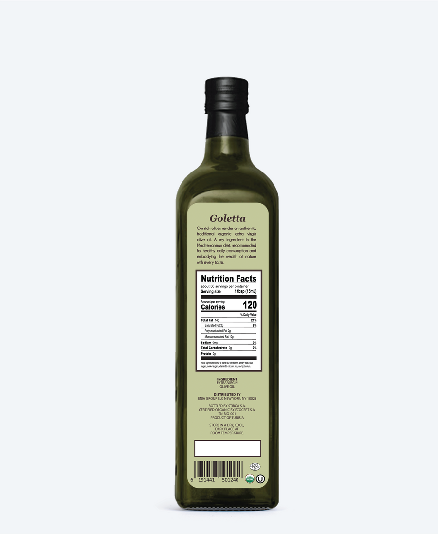 Goletta Organic Extra Virgin Olive Oil